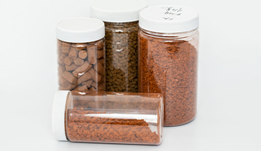 catalysts adsorbents in bottles